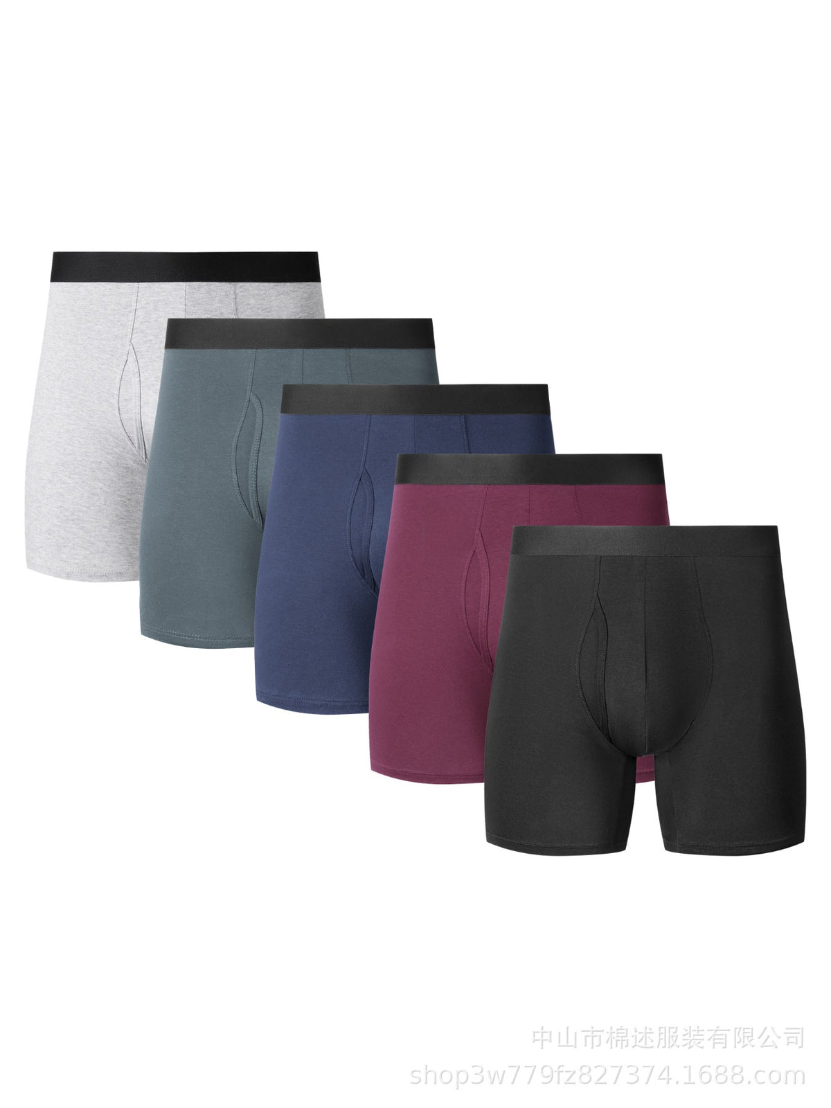 Men's Bamboo-Blend Boxer Briefs with Fly 🩲✨