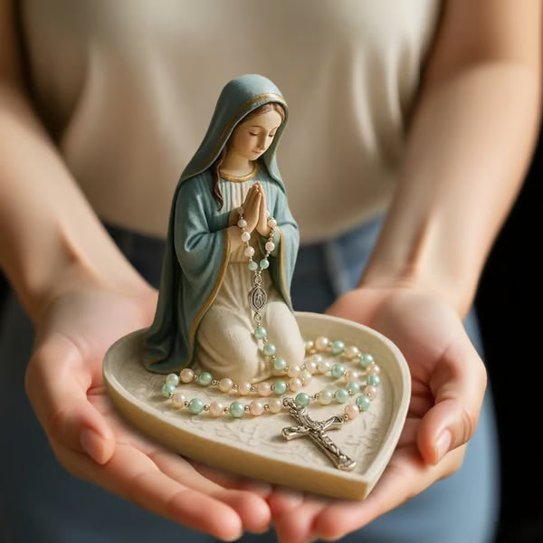 🔥Handcrafted Virgin Mary Rosary Holder