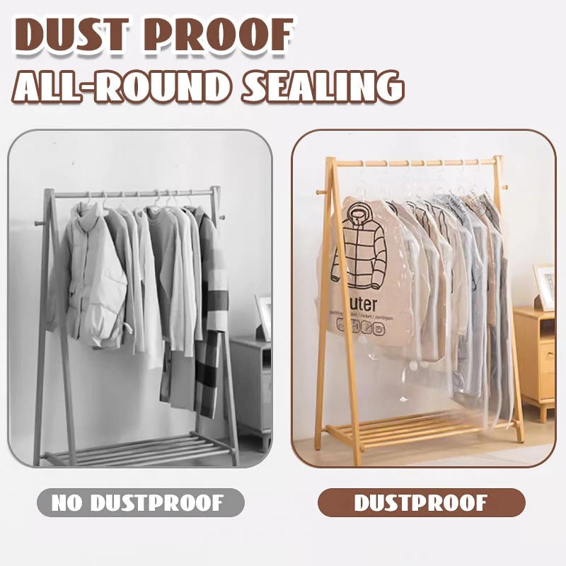 ⏳Hanging Vacuum Storage Bags for Closets - Save 75% Space Instantly