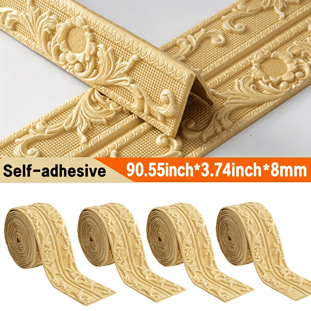 ✨Self-Adhesive Flexible Skirting & Wall Molding Trim