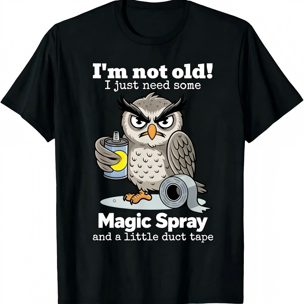 🦉 Owl "I'm Not Old" Graphic T-Shirt