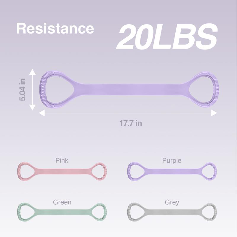 💦Figure 8 Resistance Bands – Silicone Exercise Bands for Women💦💦