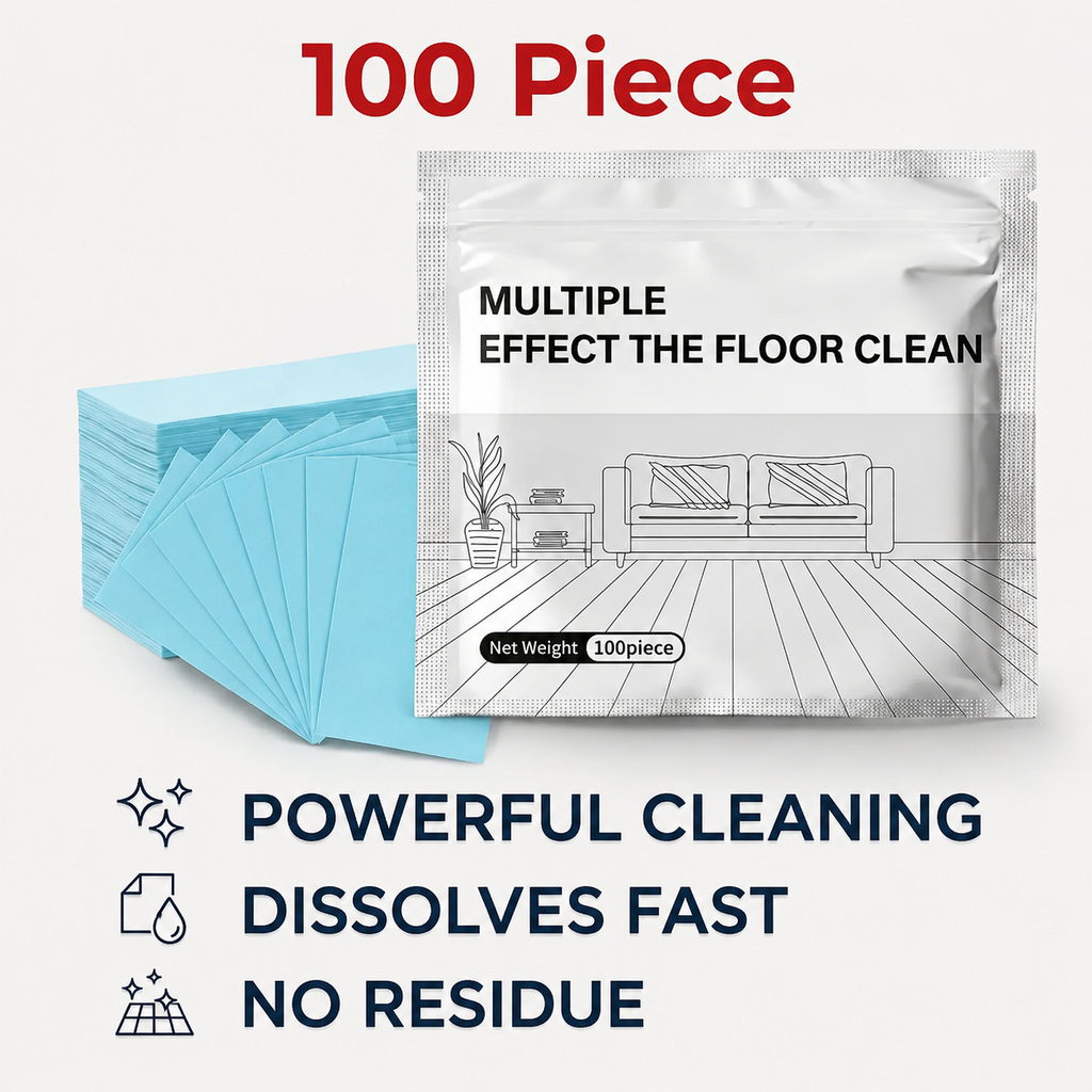 Eco-Friendly Multi-Surface Floor Cleaner Tablets – Deep Cleaning & Floor Protection