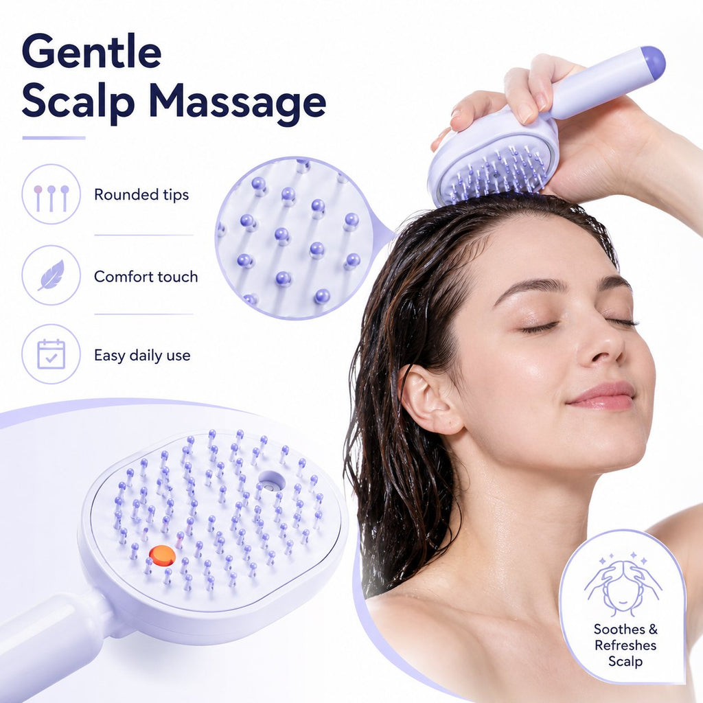 ✨ 3-in-1 Scalp Spa 💆 Red Light & Misting Care