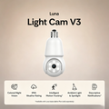 2K Dual-Band WiFi Light Bulb Security Camera