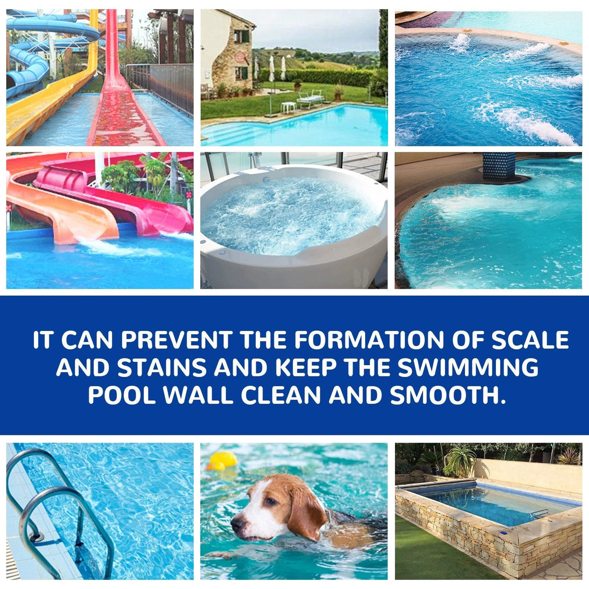 🏊‍♂️ Pool Cleaning Tablets for Crystal Clear Water – Drop, Dissolve, Dive In! 🌊✨