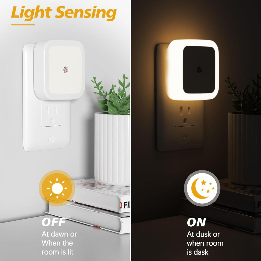 🔥Last Day 49% OFF - 🌙 Smart Dusk-to-Dawn LED Night Light