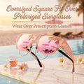🔥Last Day 49% OFF - 🕶️ Oversized Square Fit-Over Polarized Sunglasses