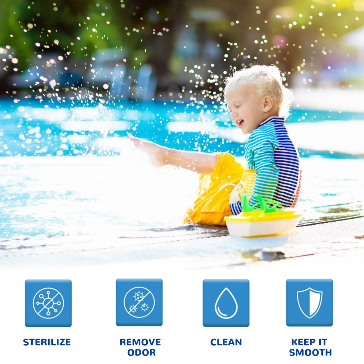 🏊‍♂️ Pool Cleaning Tablets for Crystal Clear Water – Drop, Dissolve, Dive In! 🌊✨