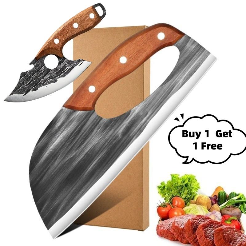 🥩Hand-Forged Effortless Slicing Knife for Meat & Vegetables 🔪