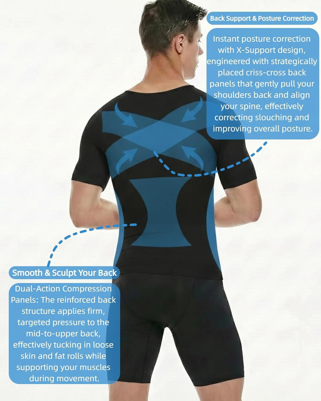 💪✨ Men's Slimming Compression Shirt – Instant Body Shaper
