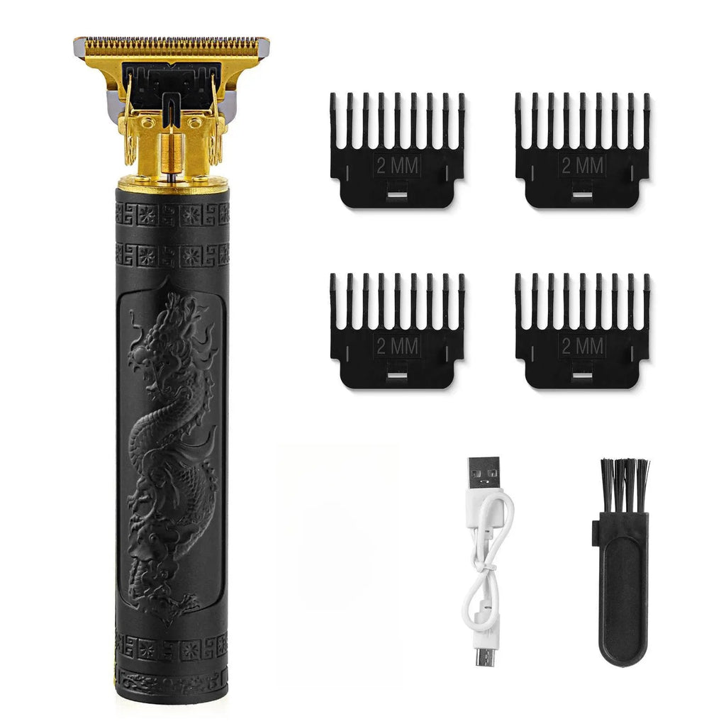 💈 Professional Cordless Zero-Gap T-Blade Trimmer