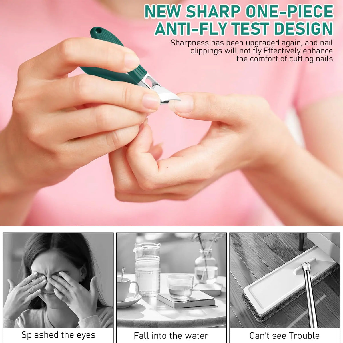 🔥HOT SALE 49% OFF – 3PCS Slanted Nail Clipper Set