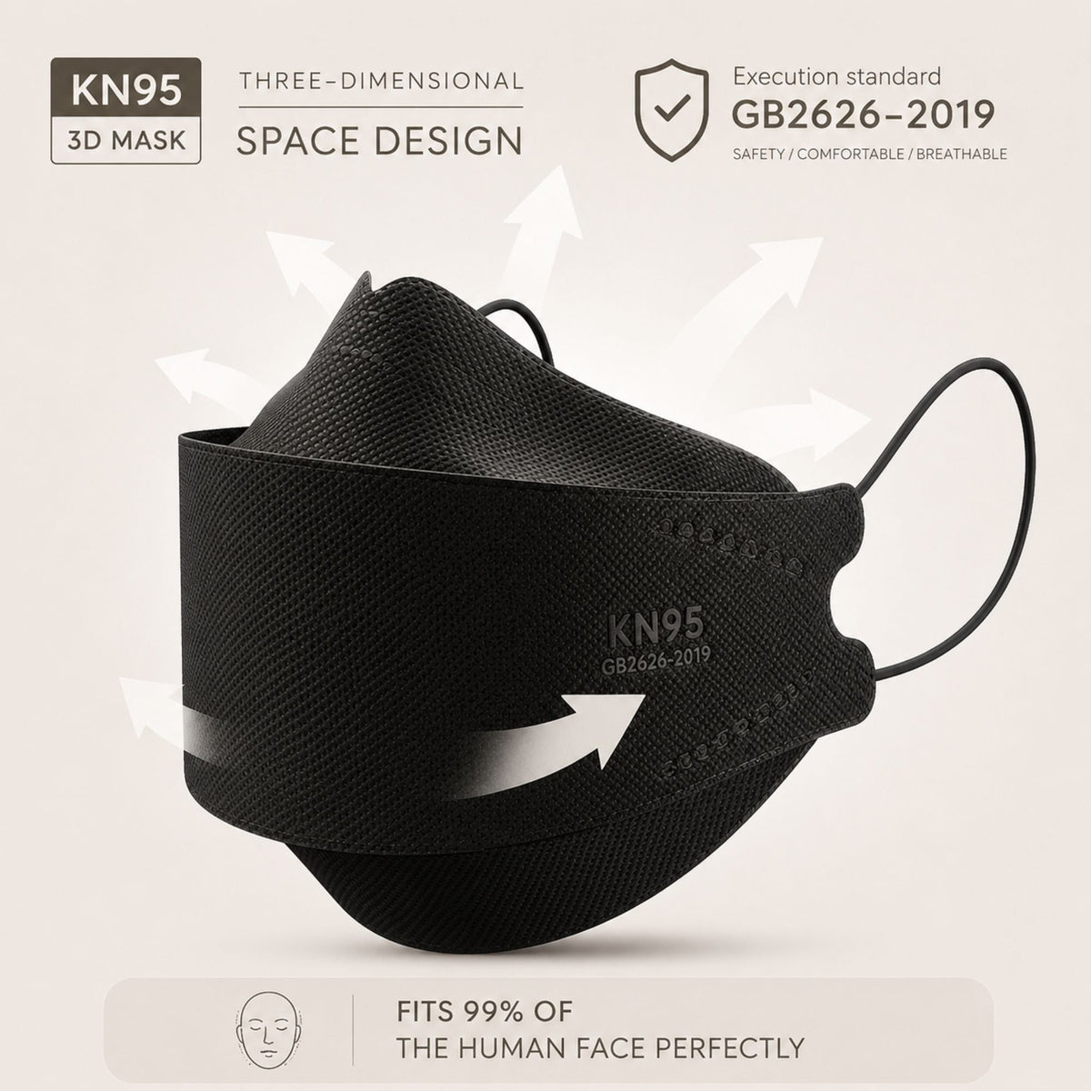 AirSoft™ KN95🛡️5-layer Breathable Design
