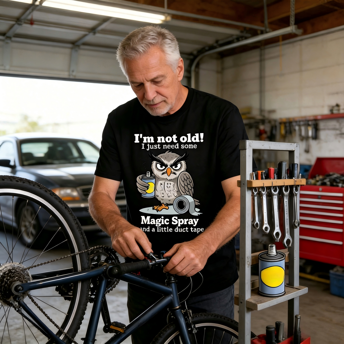 🦉 Owl "I'm Not Old" Graphic T-Shirt