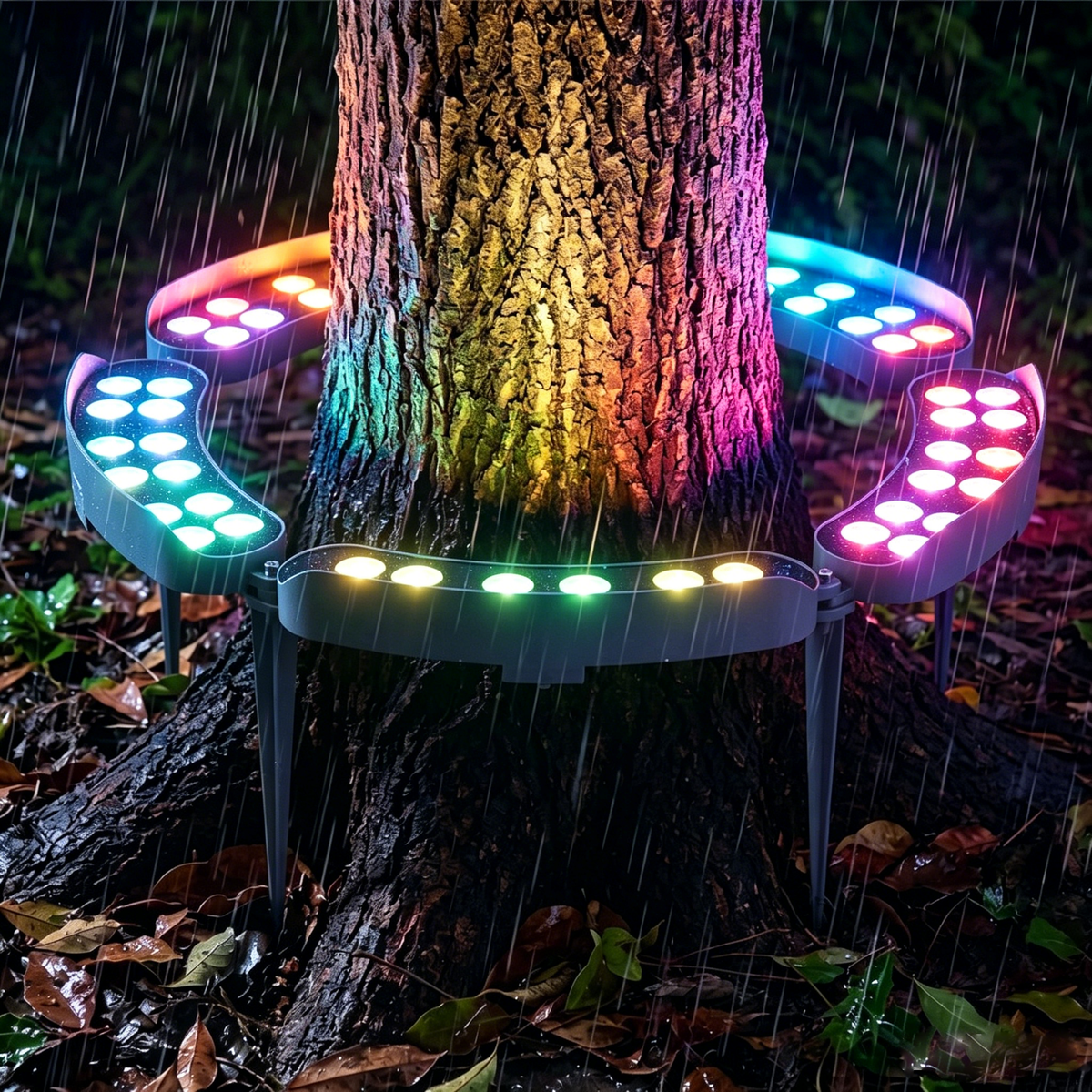 🌳 LED Ring Tree Light(Single piece) | Outdoor Waterproof Landscape Spotlight🛡️