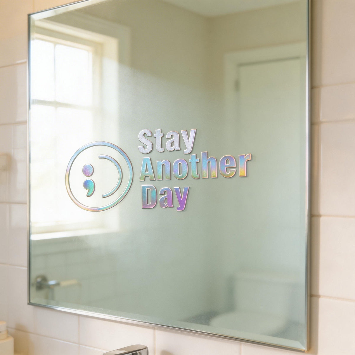 💥Buy 1 Get 1 Free -🎗️🚗 SAD Mental Health Awareness Car Decal