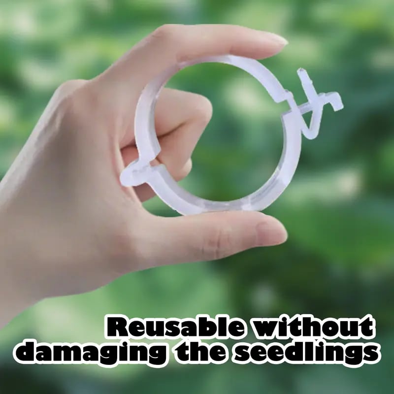 🌿 Grow Upright, Grow Stronger: 100-Pack Professional Plant Support Clips