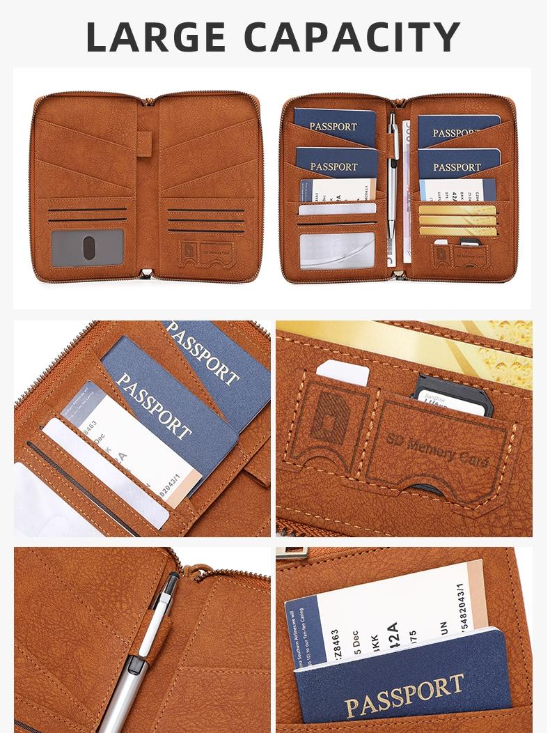 🔥Last Day 49% OFF - ✈️ RFID Blocking Multi-Passport Holder & Travel Organizer