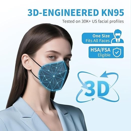 🔥Last Day 49% OFF - 🥇KN95 Mask 🛡️5-layer Breathable Design
