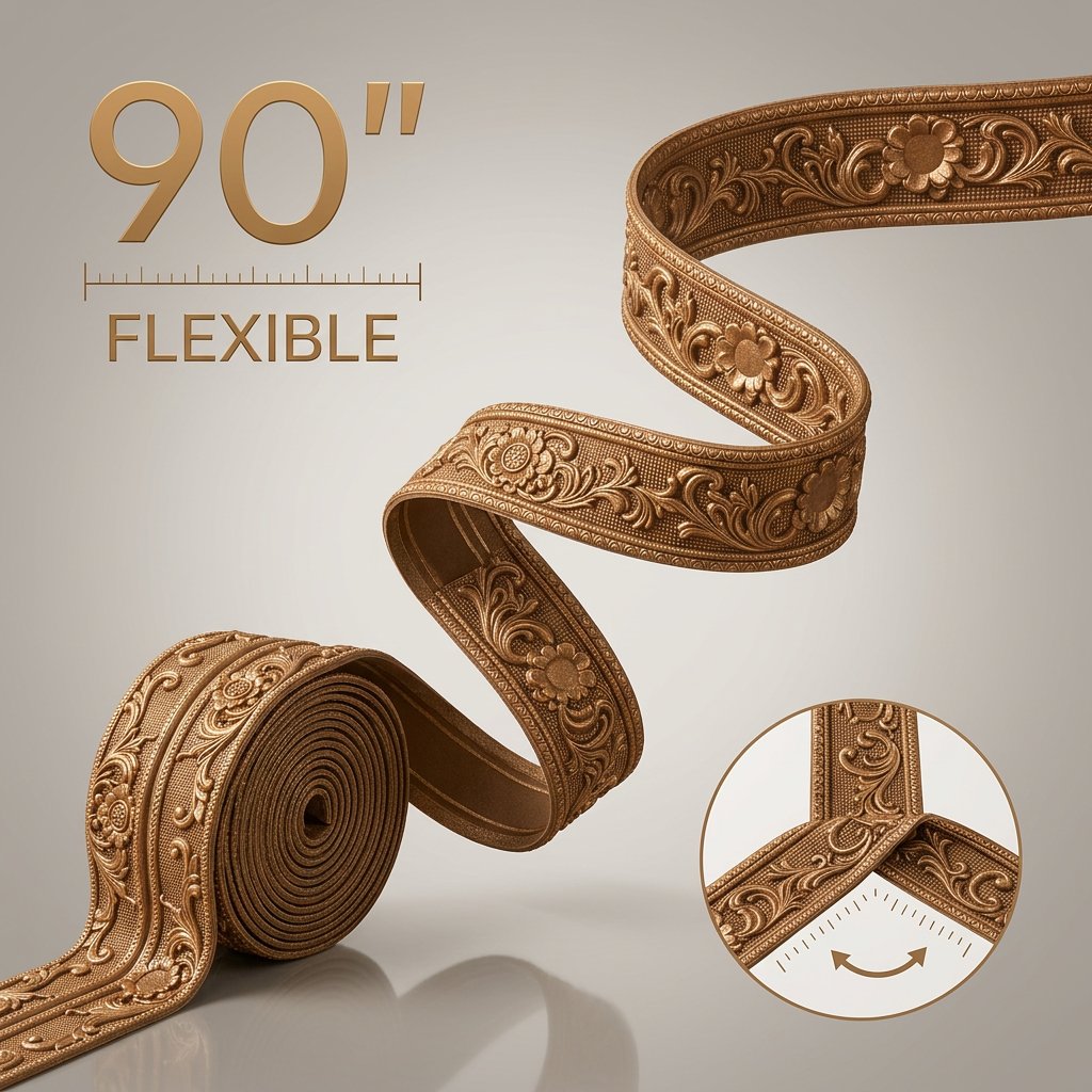 ✨Self-Adhesive Flexible Skirting & Wall Molding Trim