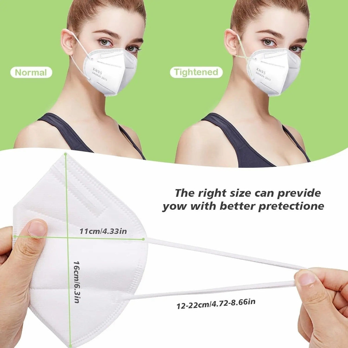 🔥Last Day 49% OFF - 🥇KN95 Mask 🛡️5-layer Breathable Design