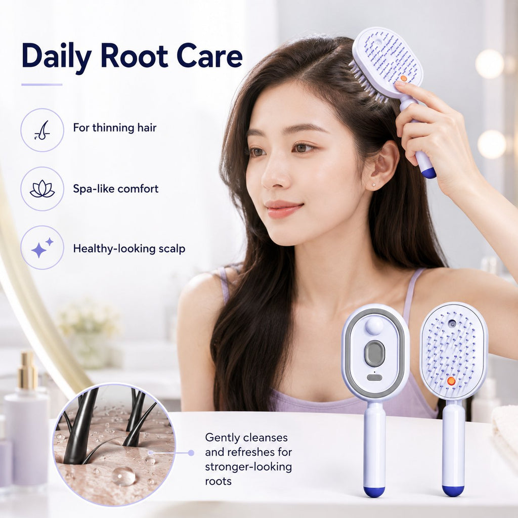 ✨ 3-in-1 Scalp Spa 💆 Red Light & Misting Care