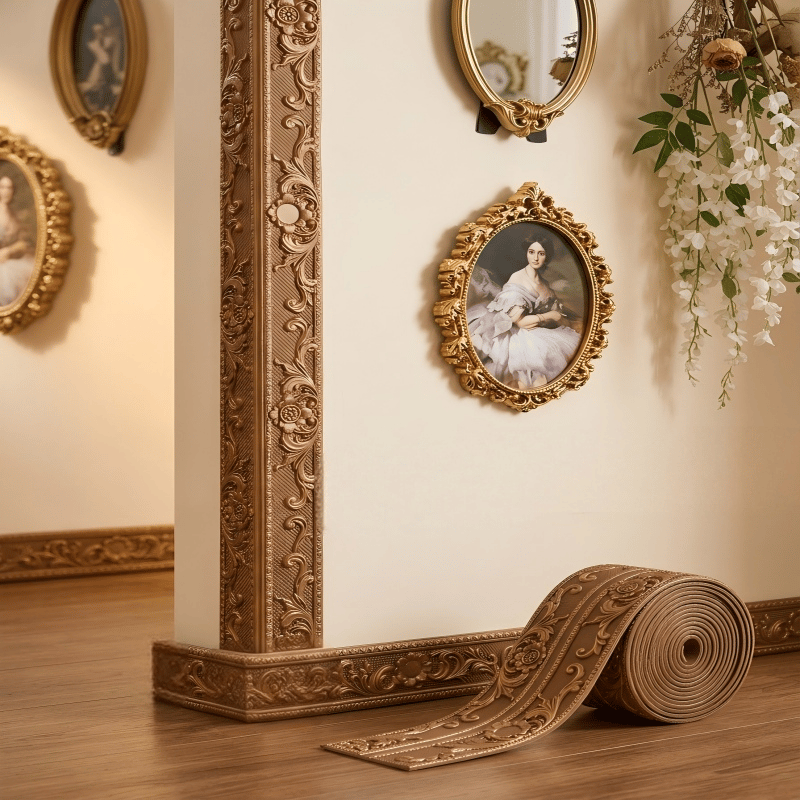 ✨Self-Adhesive Flexible Skirting & Wall Molding Trim