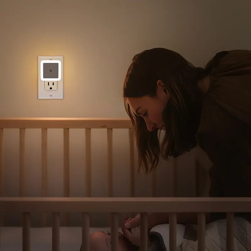 🔥Last Day 49% OFF - 🌙 Smart Dusk-to-Dawn LED Night Light