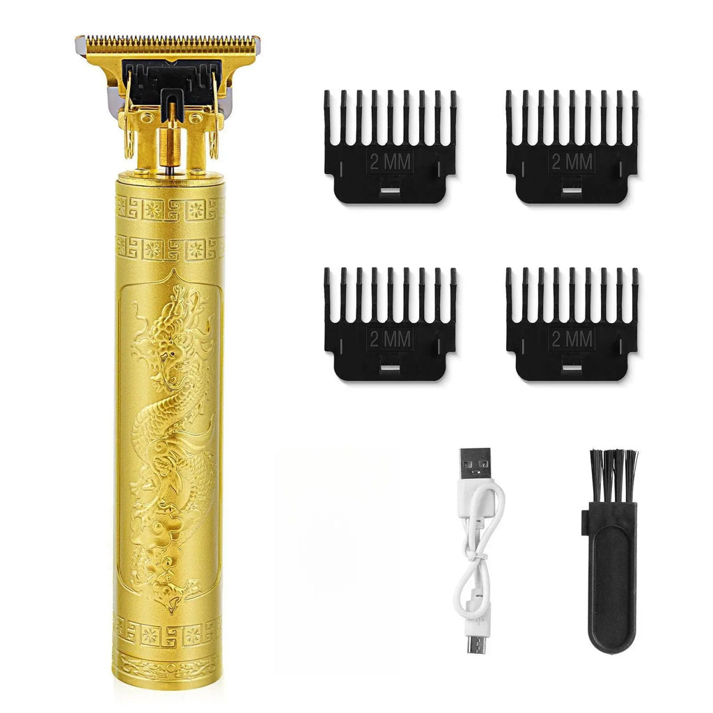 💈 Professional Cordless Zero-Gap T-Blade Trimmer
