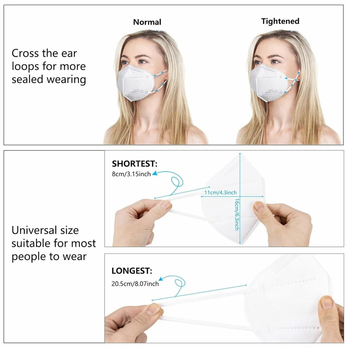 🔥Last Day 49% OFF - 🥇KN95 Mask 🛡️5-layer Breathable Design