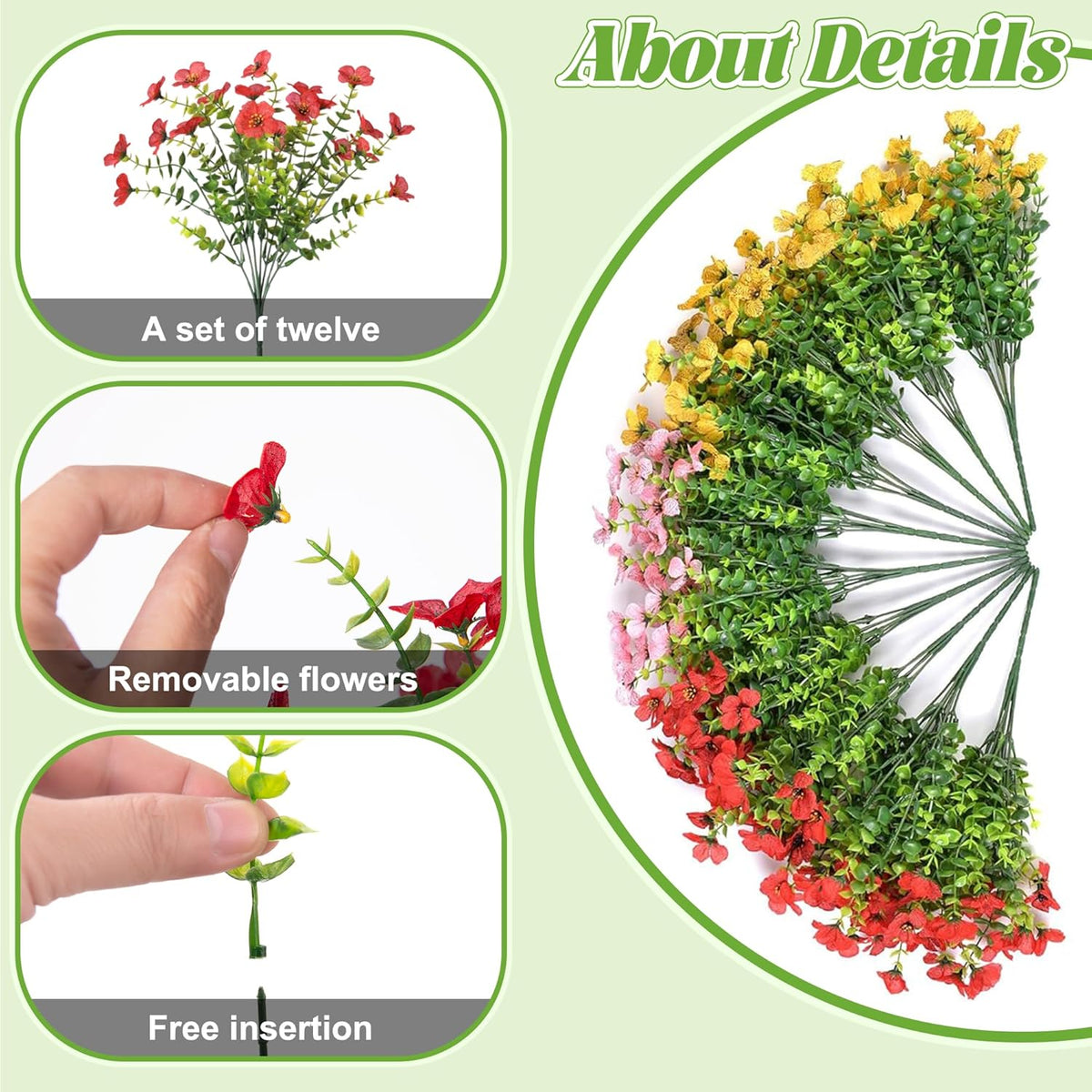 🔥Artificial Hanging Flower Basket🌸No Watering, No Wilting💧Everlasting Beauty for Your Home