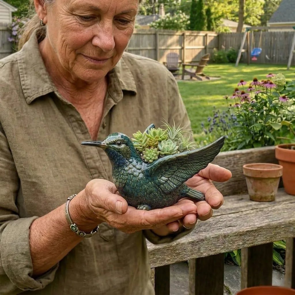 🔥Last Day 48% OFF 🐦Cardinal Bird Succulent Planter