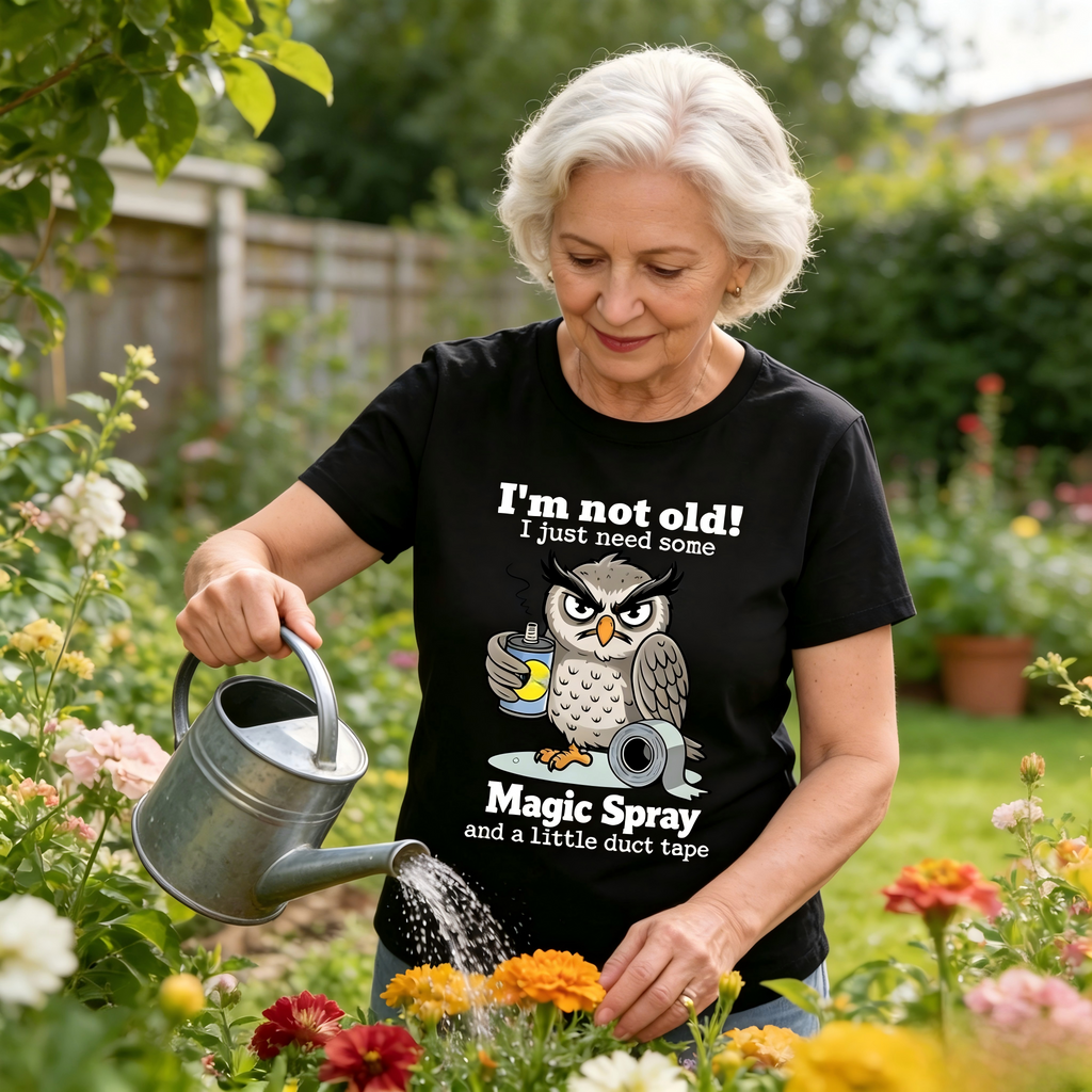 🦉 Owl "I'm Not Old" Graphic T-Shirt