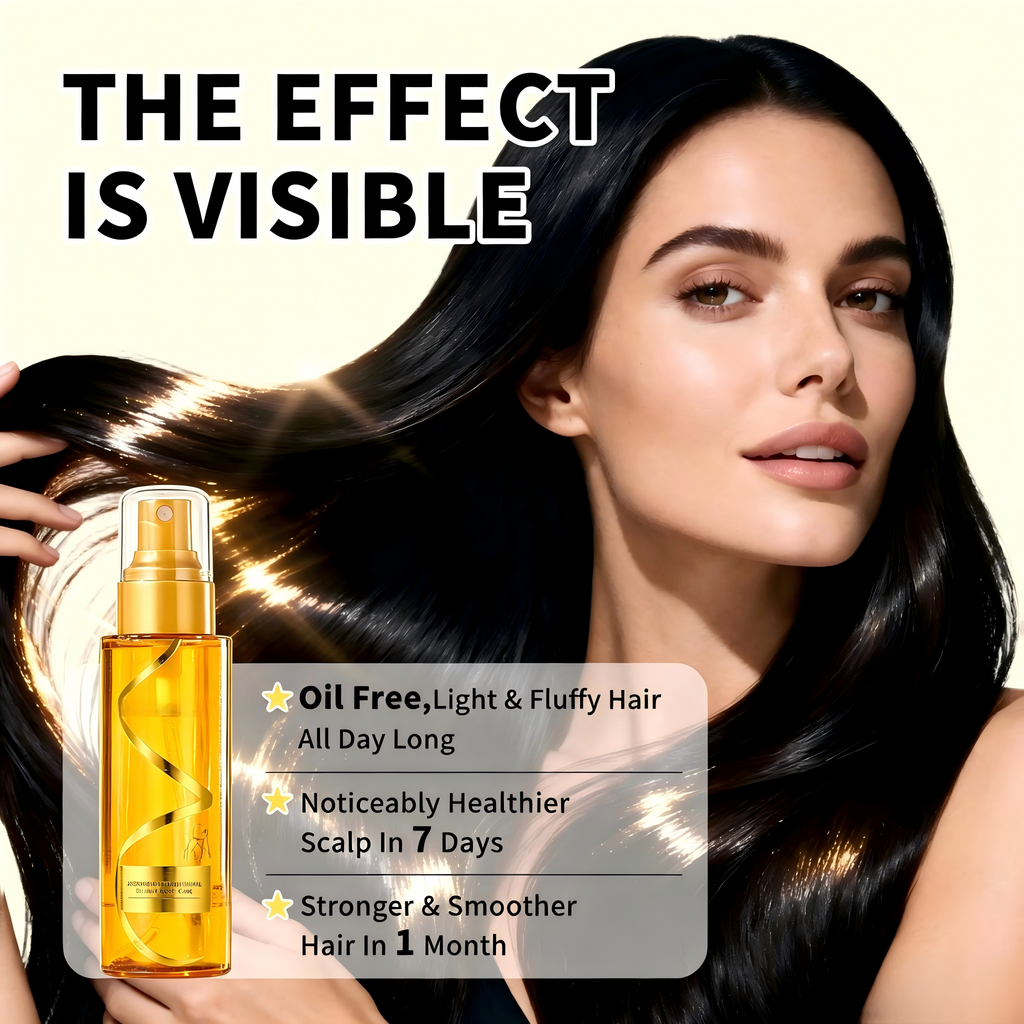 Argan & Coconut Hair Oil 80ML - Lightweight non-greasy, anti-frizz