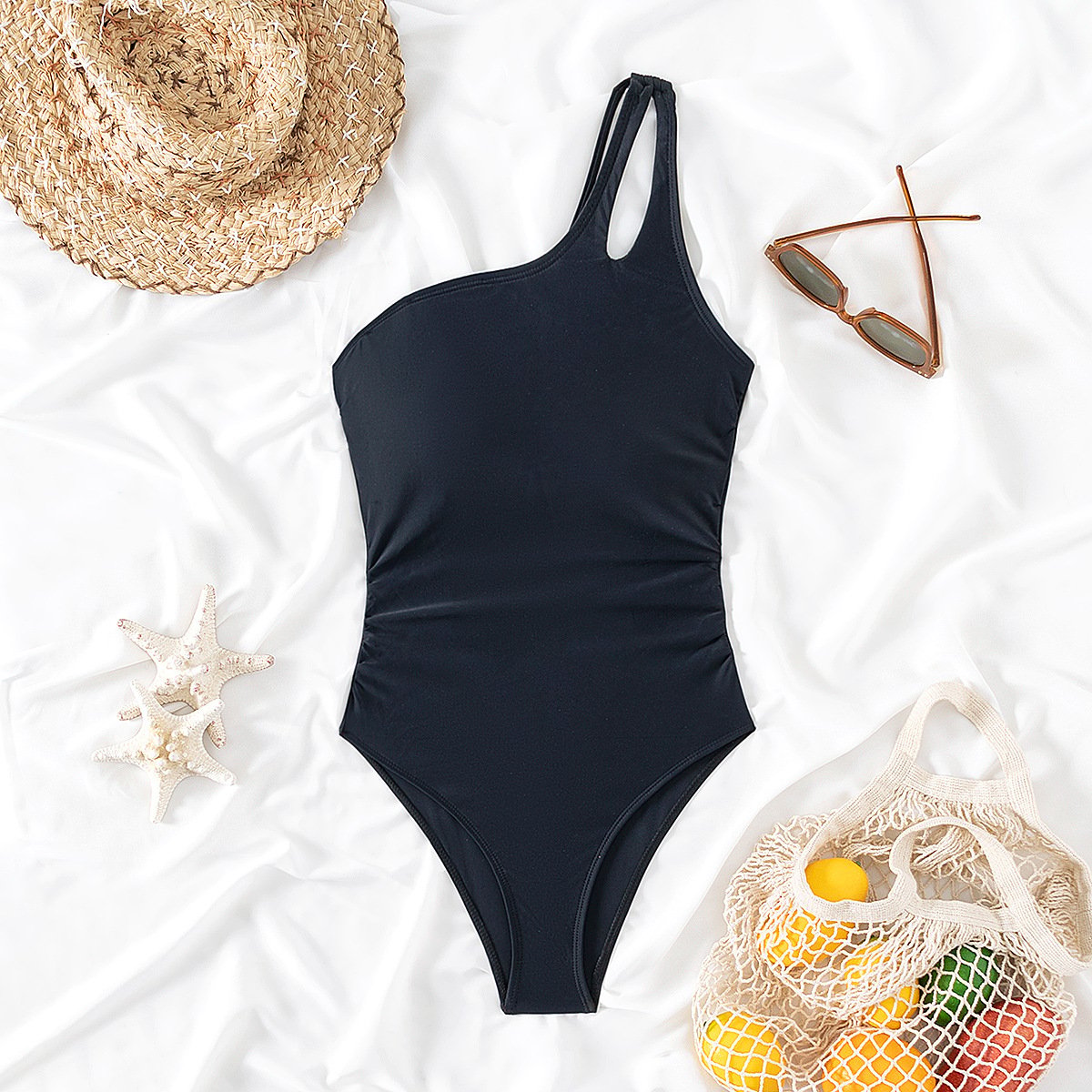 🩱One Shoulder One Piece Swimsuit🏖️