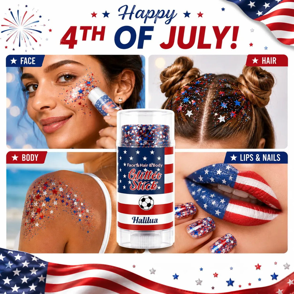 🔥Last Day 49% OFF -🎆 4th of July Glitter Stick
