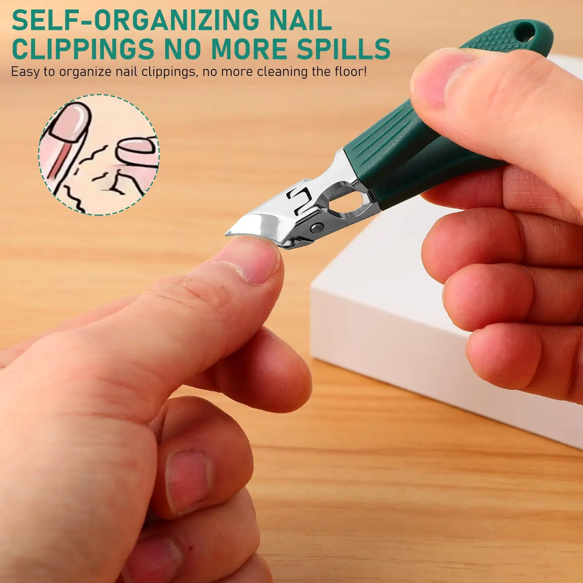 🔥HOT SALE 49% OFF – 3PCS Slanted Nail Clipper Set