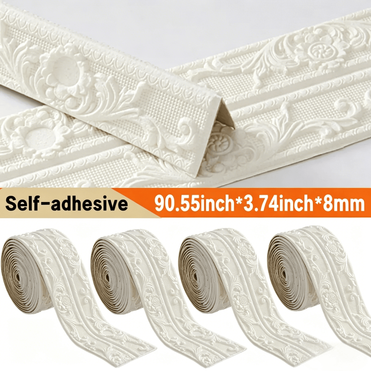 ✨Self-Adhesive Flexible Skirting & Wall Molding Trim
