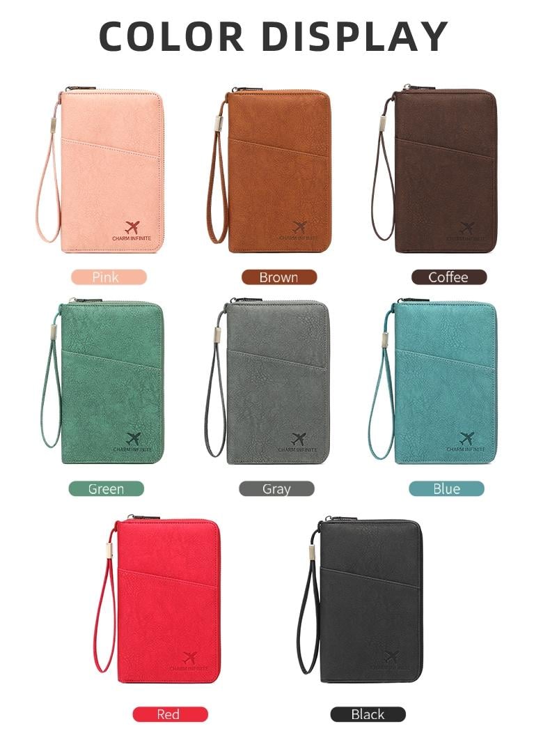 🔥Last Day 49% OFF - ✈️ RFID Blocking Multi-Passport Holder & Travel Organizer