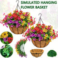 🔥Artificial Hanging Flower Basket🌸No Watering, No Wilting💧Everlasting Beauty for Your Home