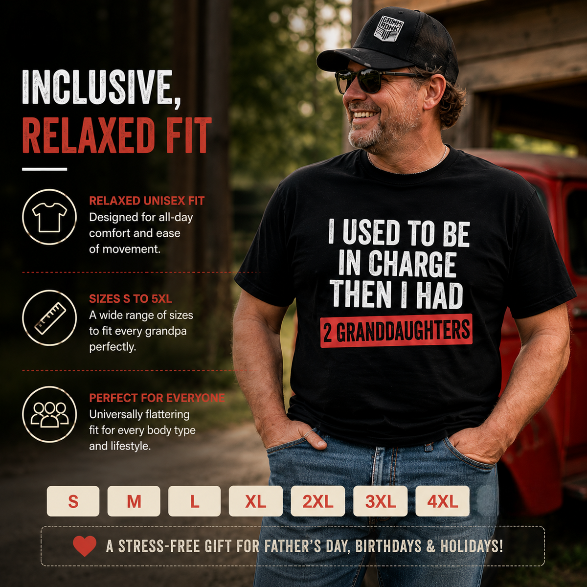 "I Used To Be In Charge..." Grandpa Humor T-Shirt 👴👑