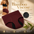 High-Waisted Bamboo Viscose Period Underwear (3-Pack) 🩸✨