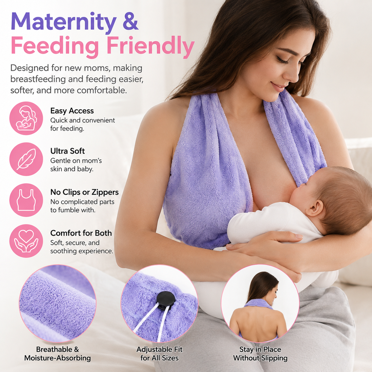 Convenient Water-Absorbing Breathable Towel Bra 🛀🏽✨