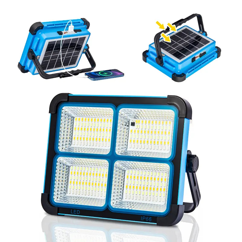 ☀️ Solar Rechargeable Heavy-Duty LED Work Light