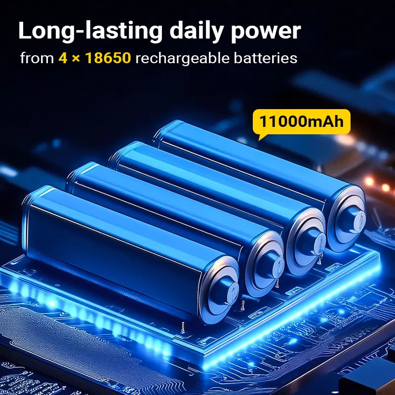☀️ Solar Rechargeable Heavy-Duty LED Work Light