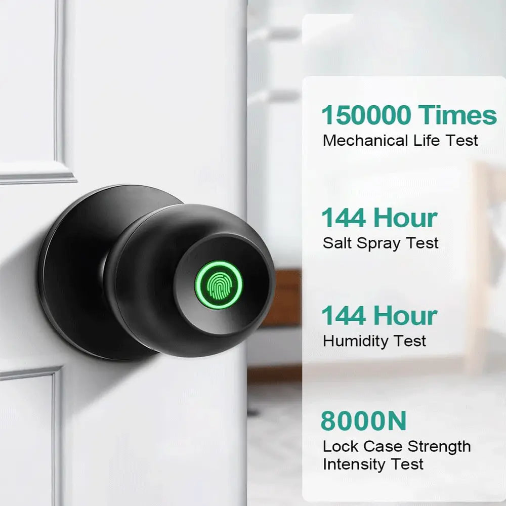 🔐 Fingerprint Smart Door Lock Knob