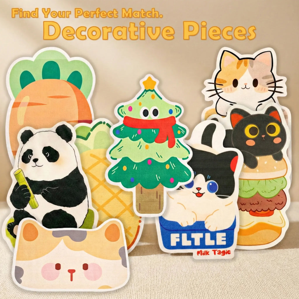 SmartWell Cute Kawaii Cat Scratcher Mat & Wall Protector