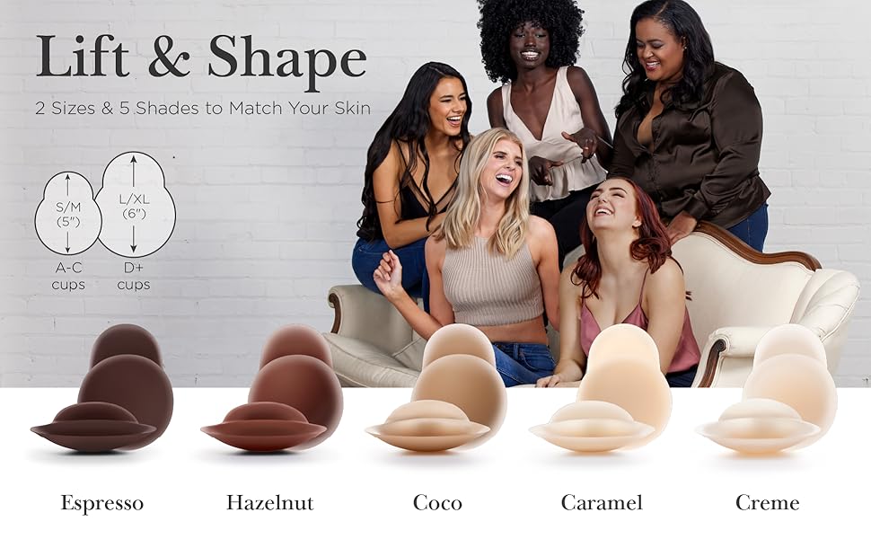 Reusable Silicone Nipple Covers with Lift & Travel Box