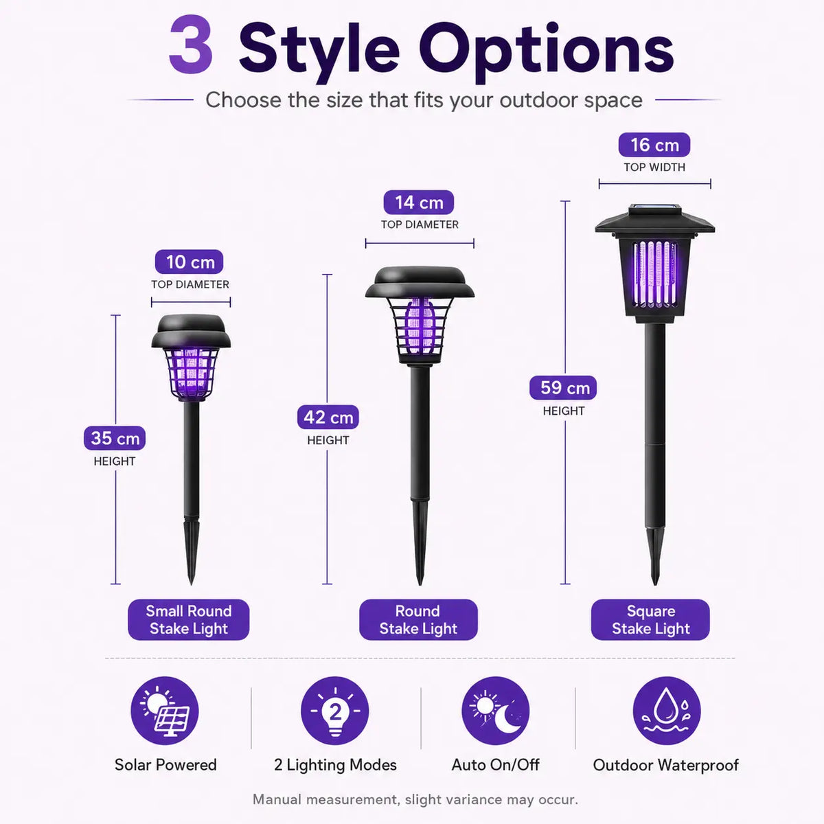 Solar Mosquito Zapper Light & Garden Stake Lamp